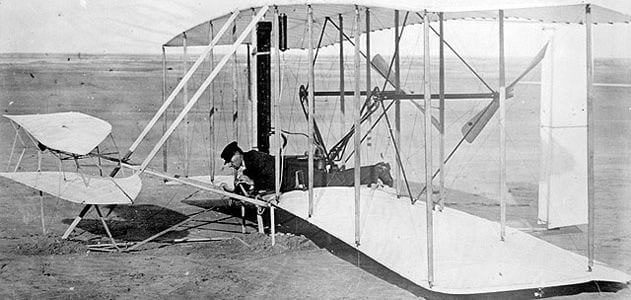 17 ΔΕΚ 1903: Orville & Wilbur Wright @Πτηση.