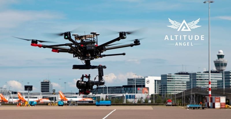 Air Traffic Control Issues Instructions to Drone Pilot via Altitude Angel App