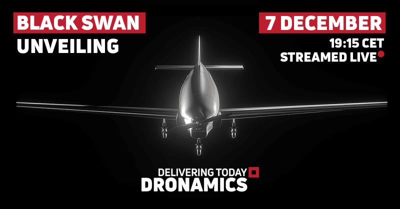 DRONAMICS: ΠΑΡΟΥΣΙΑΣΗ ΤΟΥ UAV “Black Swan,” ΜΕΤΑΦΟΡΙΚΗ ΙΚΑΝΟΤΗΤΑ 350 ΚΙΛΩΝ ΜΕ ΑΚΤΙΝΑ ΔΡΑΣΗΣ 2.500 ΧΙΛΙΟΜΕΤΡΑ
