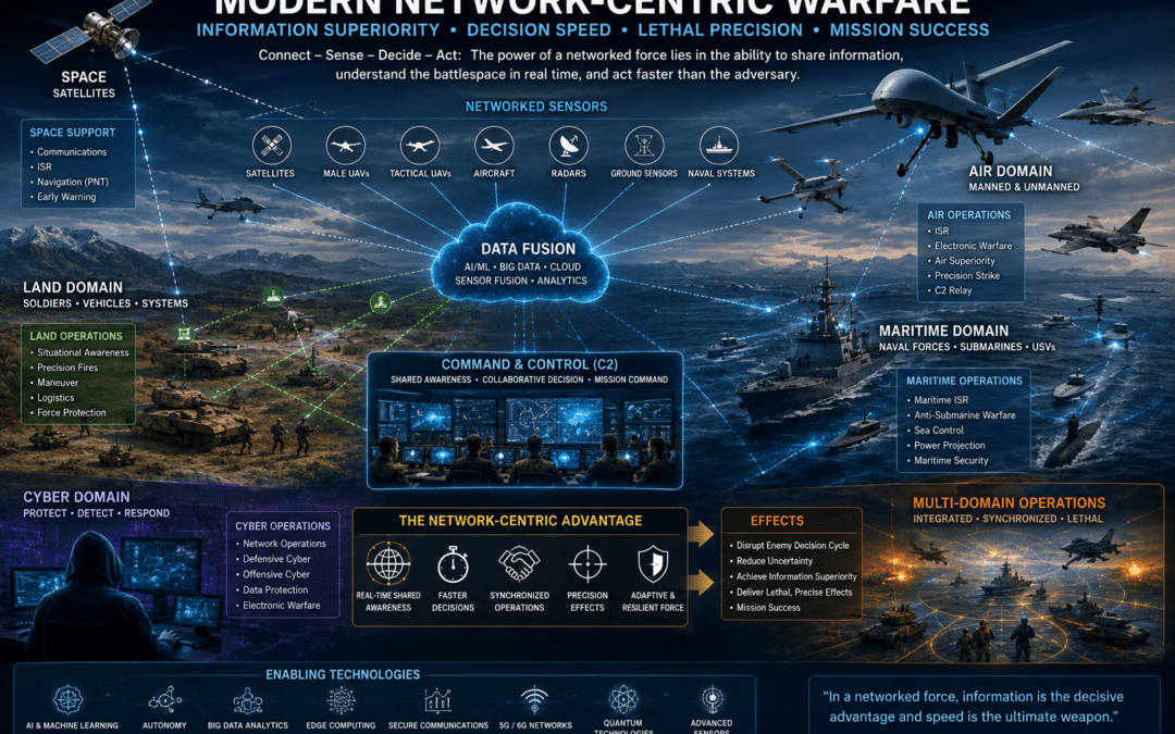Current Military Operations: How Drones and MALE UAVs Revolutionize the Effectiveness of Modern Network-Centric Warfare by Nikos Chatzis / Goal Consulting