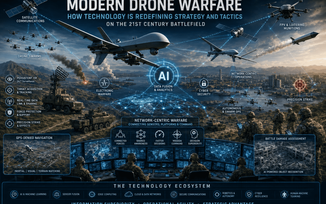 Modern Drone Warfare: How Technology Is Redefining Strategy and Tactics on the Twenty-First Century Battlefield by Nikos Chatzis / Goal Consulting