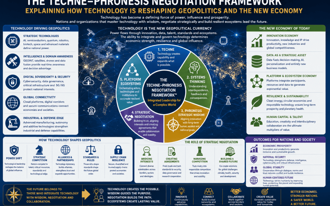 The Techne–Phronesis Negotiation Framework™: Explaining How Technology Is Reshaping Geopolitics and the New Economy by Nikos Chatzis / Goal Consulting