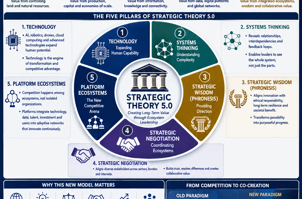 The Techne–Phronesis Negotiation Framework™: Technology, Systems Thinking, Strategic Wisdom, Strategic Negotiation, and Platform Ecosystems as the Pillars of Strategic Theory 5.0 by Nikos Chatzis / Goal Consulting