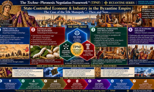 The Techne–Phronesis Negotiation Framework™ (TPNF): State-Controlled Economy & Industry in the Byzantine Empire – The Case of the Silk Monopoly, Then and Now… By Nikos Chatzis / Goal Consulting