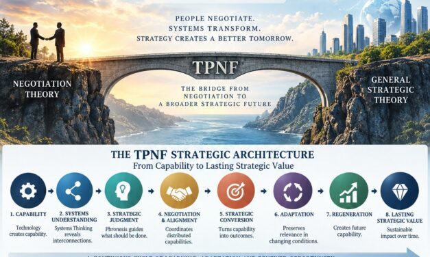 The Techne–Phronesis Negotiation Framework™ (TPNF): The Path From Negotiation Theory to General Strategic Theory — The Challenge of Multidimensional Practical Applications By Nikos Chatzis / Goal Consulting