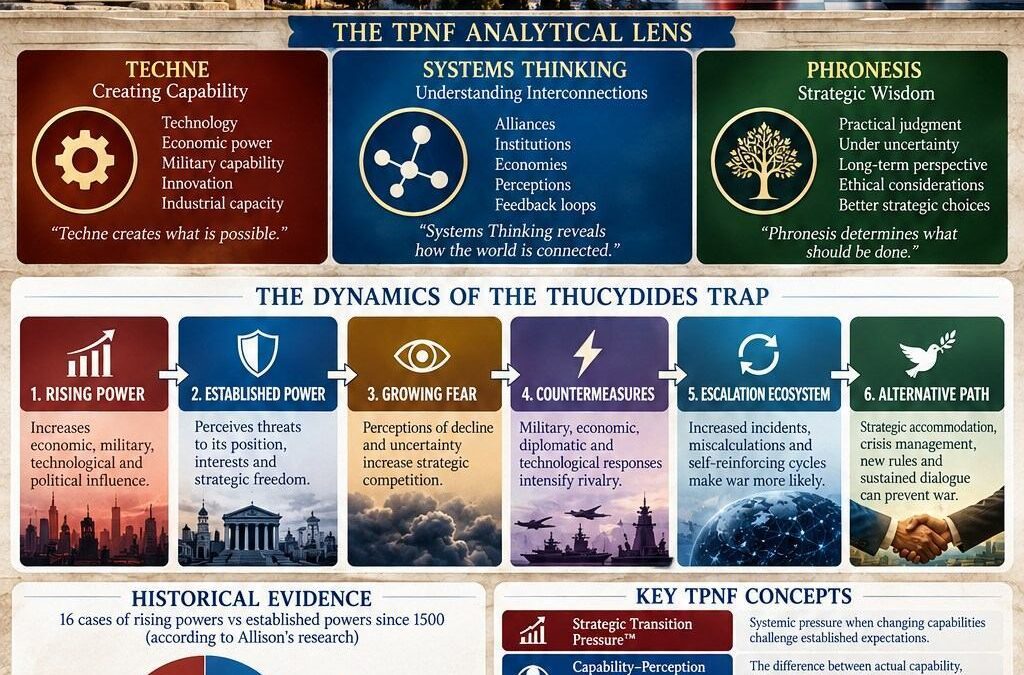 The Techne–Phronesis Negotiation Framework™ (TPNF): The Thucydides Trap — Is War Between a Rising Power and an Established Power Inevitable? By Nikos Chatzis / Goal Consulting