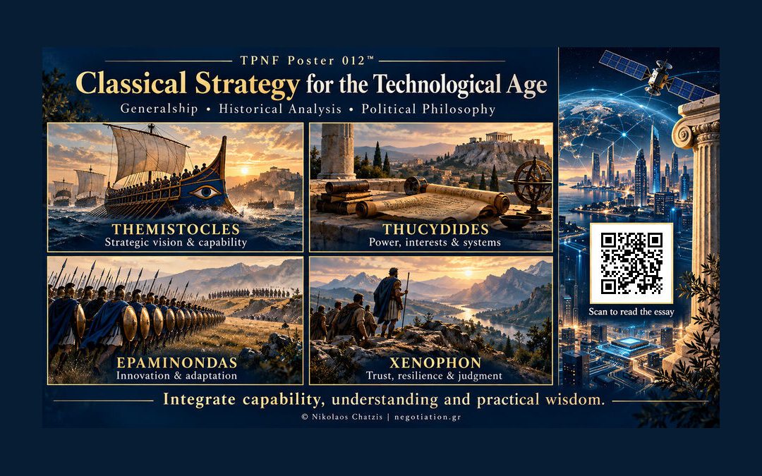 TPNF Poster 012™ — Classical Strategy for the Technological Age By Nikos Chatzis / Goal Consulting