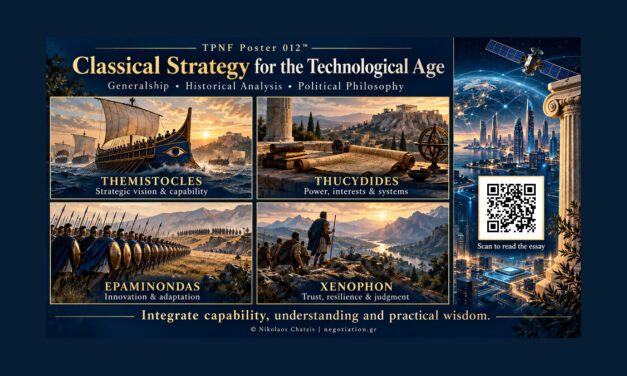 TPNF Poster 012™ — Classical Strategy for the Technological Age By Nikos Chatzis / Goal Consulting